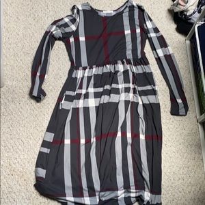 Long sleeve midi dress